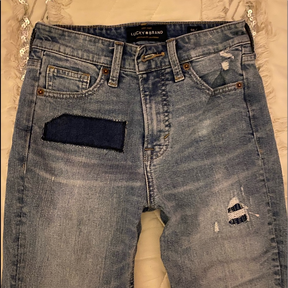 Lucky Brand Bridgette Patchwork Jeans - image 3